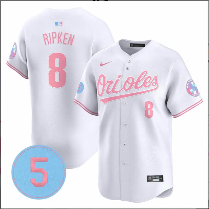 Men Baltimore Orioles #8 Ripken white 2024 Nike MLB jersey->indianapolis colts->NFL Jersey